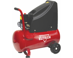 Компрессор безмасляный Elitech КПБ 190/24 + 4К, 24 л, 188 л/мин, 1.5 кВт, 230 В