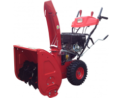 Снегоуборочная машина бензиновая Eurosystems ES 821 ME, самоходный Тип передвижения, 6 Количество скоростей, 61 см, есть Фара освещения, нет Подогрев ручек, Loncin Модель двигателя