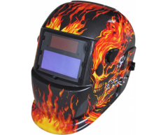 Маска сварщика Aurora A 777 Heavy Metal, 99x45 Размер экрана, 4 Количество сенсоров, 9-13 Степень затемнения, 0.43 Вес нетто