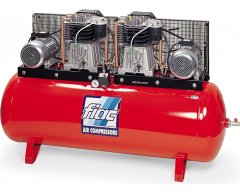 Компрессор масляный Fiac ABT 500/858, 500 л, 1700 л/мин, 5.5+5.5 кВт, 400 В