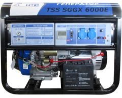 Бензиновый генератор TSS SGGX 6000 E, 230 В, 6.0 кВт