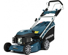 Газонокосилка бензиновая Hyundai L 4600 S, самоходная Тип передвижения, 45.7 см, нет Боковой выброс, нет Мульчирование, 65 л, Hyundai Модель двигателя