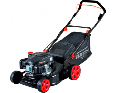 Газонокосилка бензиновая Elitech К 4500 L, несамоходная Тип передвижения, 43 см, нет Боковой выброс, нет Мульчирование, 55 л, Loncin Производитель двигателя
