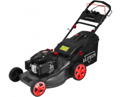 Газонокосилка бензиновая Elitech К 6500 L, самоходная Тип передвижения, 53 см, есть Боковой выброс, есть Мульчирование, 60 л, Loncin Производитель двигателя