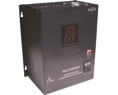 Стабилизатор напряжения электронный Elitech АСН 10000 РН, напольный/настенный Тип установки, 10 Максимальная мощность, 100-260 Диапазон стабилизации, 220 Выходное напряжение