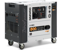Дизельный генератор Daewoo DDAE 8000 SE, однофазный, 6.2, Daewoo, электростартер, 15 л