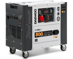 Дизельный генератор Daewoo DDAE 8000 SE-3, 400/230 В, 6.2 кВт, 2.5 кВт