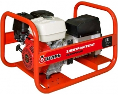 Сварочный бензиновый генератор Вепрь АСПБВ 220-6.5/3.5-Т400/230 ВХ, 400/230 В, 5.5 кВт