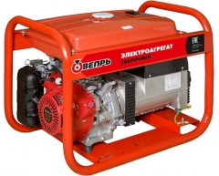 Сварочный бензиновый генератор Вепрь АСПБВ 220-6.5/3.5-Т400/230 ВХ-БГ, 400/230 В, 5.5 кВт