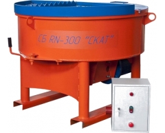 Бетономешалка электрическая Zitrek RN СБ 300 Скат, 300 л, 7500 Вт, 400 В