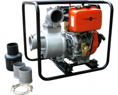 Мотопомпа дизельная MERAN MPD 401, 1066.7 л/мин, 25 м