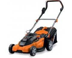 Газонокосилка электрическая Daewoo DLM 2200 E, несамоходная Тип передвижения, 43 см, нет Боковой выброс, нет Мульчирование, 50 л, электрический Тип двигателя