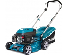 Газонокосилка бензиновая Hyundai L 4310, несамоходная Тип передвижения, 42 см, нет Боковой выброс, есть Мульчирование, 45 л, Hyundai Модель двигателя