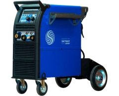 Инверторный сварочный полуавтомат Aurora PRO Skyway 350 Dual Pulse - воздух, MMATIGMIG-MAG, 400 В, 49 кг, 20-350 А, 5-350 А, 20-350 А