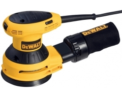 Эксцентриковая шлифмашина DeWalt D 26453, 125 Диаметр шлифовальной подошвы, 2.4 Амплитуда колебаний, 280 Мощность