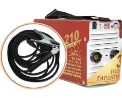Сварочный инвертор Торус 210 + провода, 230 В, 5.3 кг, 20-210 А