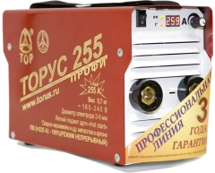 Сварочный инвертор Торус 255 (НАКС), 230 В, 5.7 кг, 20-255 А