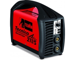 Сварочный инвертор Telwin Tecnica 211/S ACX Plastic C.Case, 230 В, 6.9 кг, 15-180 А