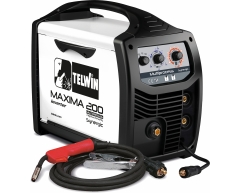 Инверторный сварочный полуавтомат Telwin Maxima 200 Synergic, 230 В, 11 кг, 20-170 А