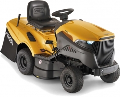 Садовый трактор Stiga Estate 4092 H, гидростатическая Тип трансмиссии, 92 Ширина скашивания, нет Боковой выброс, есть Мульчирование, 290 Объем травосборника, Stiga Модель двигателя