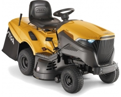 Садовый трактор Stiga Estate 5102 H, гидростатическая Тип трансмиссии, 102 Ширина скашивания, нет Боковой выброс, есть Мульчирование, 290 Объем травосборника, B&S Модель двигателя