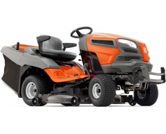 Садовый трактор Husqvarna TC 342, гидростатическая Тип трансмиссии, 107 Ширина скашивания, нет Боковой выброс, есть Мульчирование, 320 Объем травосборника, Kawasaki Производитель двигателя