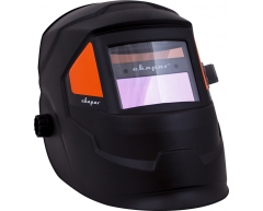 Маска сварщика Сварог SV III черная, 92x42 Размер экрана, 2 Количество сенсоров, 9-13 Степень затемнения, 0.48 Вес нетто