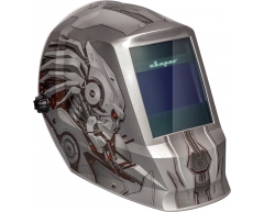 Маска сварщика Сварог 4001 F хищник, 100x60 Размер экрана, 4 Количество сенсоров, 9-13 Степень затемнения, 0.55 Вес нетто