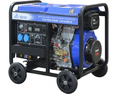 Сварочный дизельный генератор TSS PRO DGW 3.0/250 E-R, 230 В, 2.8 кВт