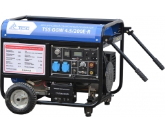 Сварочный бензиновый генератор TSS GGW 4.5/200 E-R, 230 В, 4.0 кВт