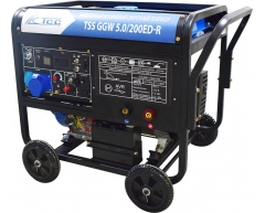 Сварочный бензиновый генератор TSS GGW 5.0/200 ED-R, 230 В, 5.0 кВт