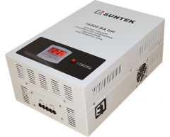 Стабилизатор напряжения электронный Suntek НН 16000 ВА, напольный Тип установки, 16 Максимальная мощность, 90-285 Диапазон стабилизации, 220 Выходное напряжение