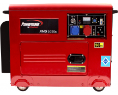 Дизельный генератор Pramac PMD 5050 s, трехфазный, 3.36, Powermate, электростартер, 14.5 л