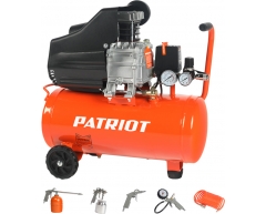 Компрессор масляный Patriot EURO 24-240 K, 24 л, 240 л/мин, 1.5 кВт, 230 В