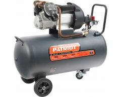 Компрессор масляный Patriot Professional 100-400, 100 л, 400 л/мин, 2.2 кВт, 230 В