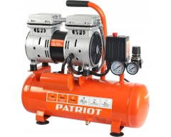 Компрессор безмасляный Patriot WO 10-120, 10 л, 120 л/мин, 0.65 кВт, 230 В