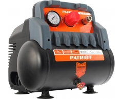 Компрессор безмасляный Patriot WO 6-180, 6 л, 180 л/мин, 1.1 кВт, 230 В