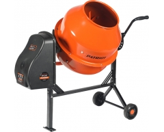 Бетономешалка электрическая Patriot BM 128 C, чугун Материал венца, 550 Вт, 230 В