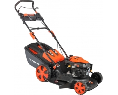 Газонокосилка бензиновая Patriot PT 47 LM, несамоходная Тип передвижения, 46 см, есть Боковой выброс, есть Мульчирование, 60 л, Patriot Модель двигателя