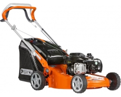 Газонокосилка бензиновая Oleo-Mac G 48 TBQ COMFORT PLUS, самоходная Тип передвижения, 46 см, нет Боковой выброс, опция Мульчирование, 70 л, B&S Модель двигателя