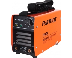 Сварочный инвертор Patriot 170 DC MMA, 230 В, 4.1 кг, 20-160 А