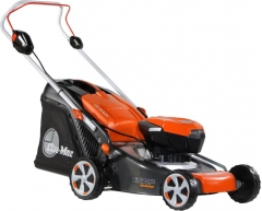 Газонокосилка аккумуляторная Oleo-Mac GI 44 P 40 В с батареей и ЗУ, 41 Ширина скашивания, 28-75 Высота скашивания, 40 Напряжение аккумулятора