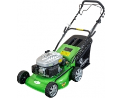 Газонокосилка газовая GreenGear LM B16P, несамоходная Тип передвижения, 40 см, нет Боковой выброс, нет Мульчирование, 50 л, GreenGear Модель двигателя