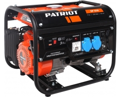 Бензиновый генератор Patriot GP 1510, 230 В, 1.0 кВт