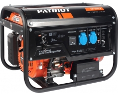 Бензиновый генератор Patriot GP 3510 E, 230 В, 2.5 кВт