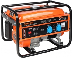Бензиновый генератор Patriot SRGE 3500, 230 В, 2.2 кВт