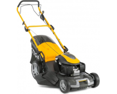 Газонокосилка бензиновая Stiga Combi 55 SVQ H, самоходная Тип передвижения, вариатор Тип трансмиссии, 53 см, есть Боковой выброс, есть Мульчирование, 70 л, Honda Модель двигателя