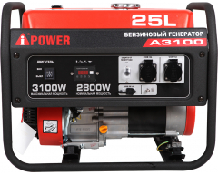 Бензиновый генератор A-iPower A 3100, 230 В, 2.8 кВт