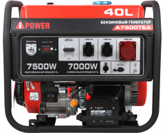 Бензиновый генератор A-iPower A 7500 TEA, 400/230 В, 7.0 кВт
