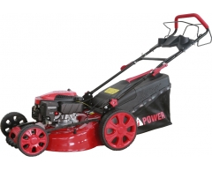 Газонокосилка бензиновая A-iPower ALM 51 SH, самоходная, 51 см, есть, есть, 60 л, A-iPower